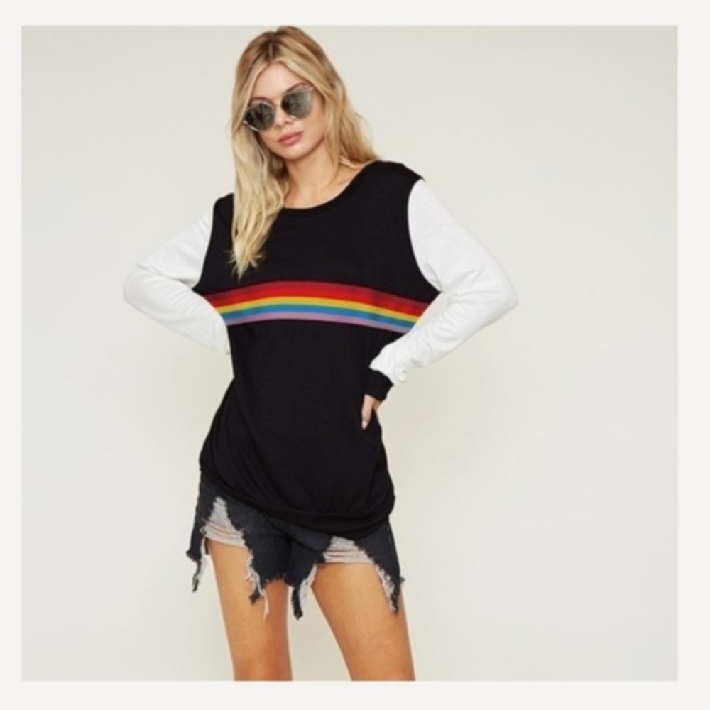 Weekend Vibes Printed Raglan Top - Picture 2 of 6